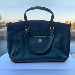 Pre Loved COACH Dark Ivy Prairie Satchel/Crossbody